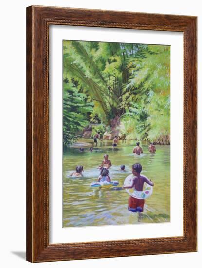 River Lime Sublime, 2020, (oil on canvas)-Colin Bootman-Framed Giclee Print