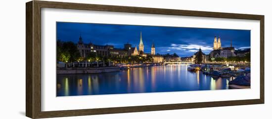 River Limmat, Zurich, Switzerland-Jon Arnold-Framed Photographic Print