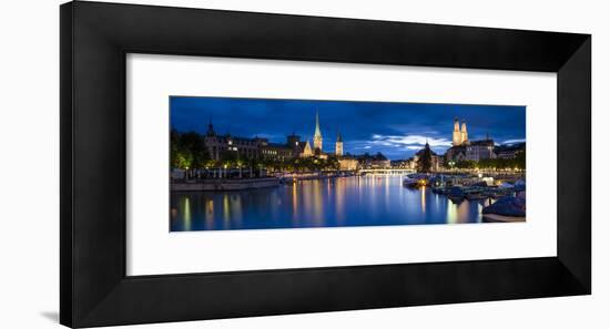 River Limmat, Zurich, Switzerland-Jon Arnold-Framed Photographic Print