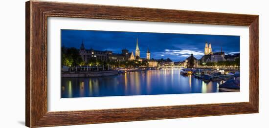 River Limmat, Zurich, Switzerland-Jon Arnold-Framed Photographic Print