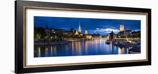 River Limmat, Zurich, Switzerland-Jon Arnold-Framed Photographic Print