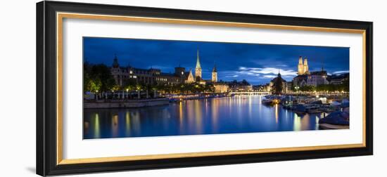 River Limmat, Zurich, Switzerland-Jon Arnold-Framed Photographic Print