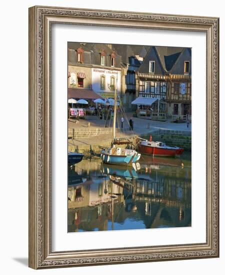 River Loch and Harbour, St. Goustan, Auray, Brittany, France, Europe-Guy Thouvenin-Framed Photographic Print