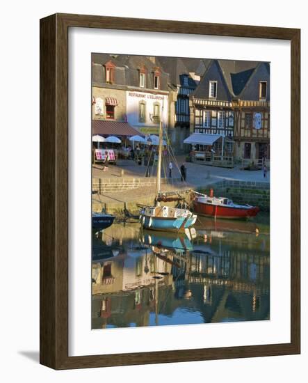 River Loch and Harbour, St. Goustan, Auray, Brittany, France, Europe-Guy Thouvenin-Framed Photographic Print