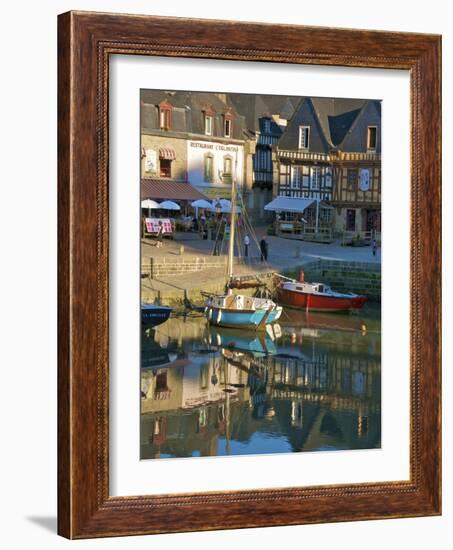 River Loch and Harbour, St. Goustan, Auray, Brittany, France, Europe-Guy Thouvenin-Framed Photographic Print