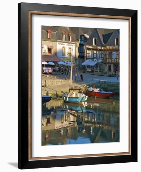 River Loch and Harbour, St. Goustan, Auray, Brittany, France, Europe-Guy Thouvenin-Framed Photographic Print