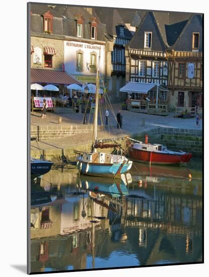River Loch and Harbour, St. Goustan, Auray, Brittany, France, Europe-Guy Thouvenin-Mounted Photographic Print