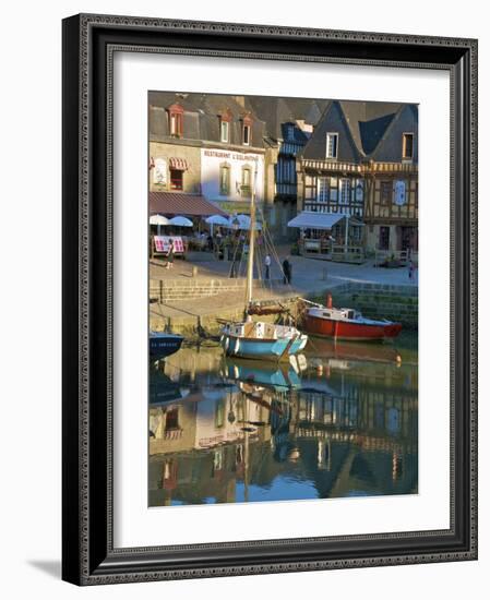 River Loch and Harbour, St. Goustan, Auray, Brittany, France, Europe-Guy Thouvenin-Framed Photographic Print