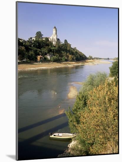 River Loire and St. Florent Le Veille, Western Loire, Pays De La Loire, France-Michael Busselle-Mounted Photographic Print