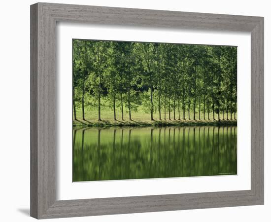River Lot Near Entraygues, Midi Pyrenees, France-Michael Busselle-Framed Photographic Print