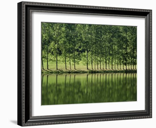 River Lot Near Entraygues, Midi Pyrenees, France-Michael Busselle-Framed Photographic Print