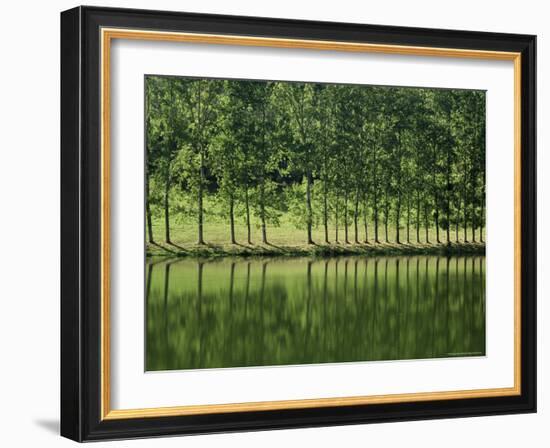 River Lot Near Entraygues, Midi Pyrenees, France-Michael Busselle-Framed Photographic Print