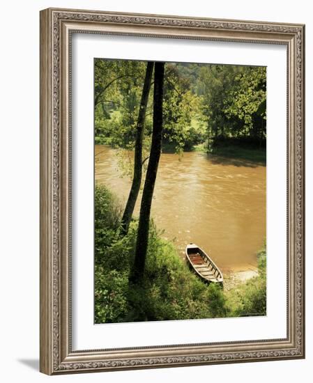 River Lot Near Estang, Midi Pyrenees, France-Michael Busselle-Framed Photographic Print