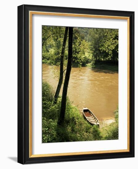 River Lot Near Estang, Midi Pyrenees, France-Michael Busselle-Framed Photographic Print