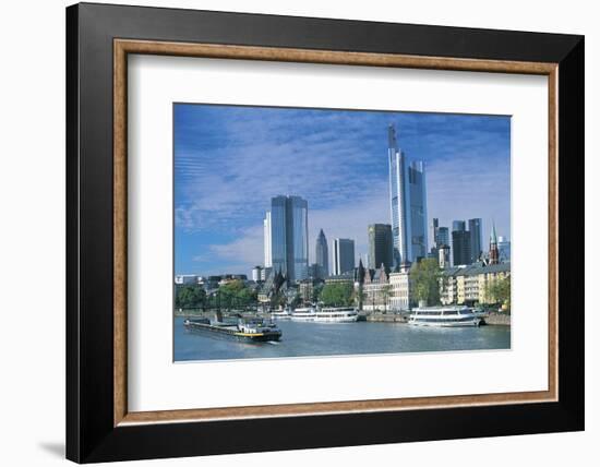 River Main, Frankfurt, Germany-Peter Adams-Framed Photographic Print