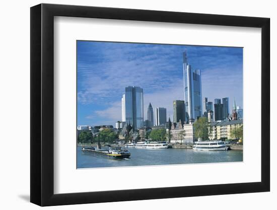 River Main, Frankfurt, Germany-Peter Adams-Framed Photographic Print