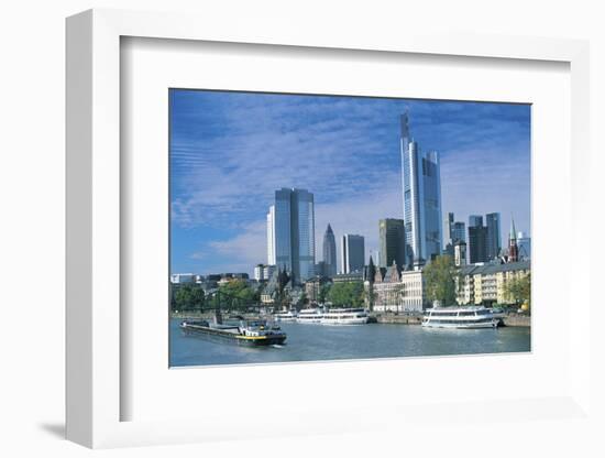 River Main, Frankfurt, Germany-Peter Adams-Framed Photographic Print