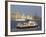 River Mersey Ferry and the Three Graces, Liverpool, Merseyside, England, United Kingdom, Europe-Charles Bowman-Framed Photographic Print