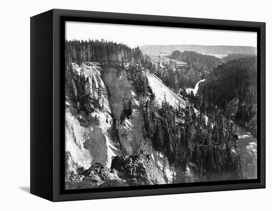 River Near Yellowstone National Park, 1871-null-Framed Premier Image Canvas