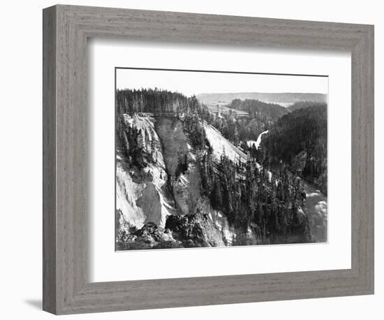 River Near Yellowstone National Park, 1871-null-Framed Photographic Print