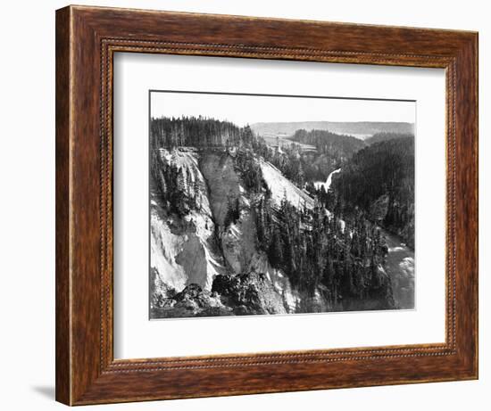 River Near Yellowstone National Park, 1871-null-Framed Photographic Print