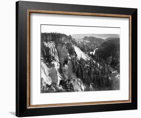 River Near Yellowstone National Park, 1871-null-Framed Photographic Print