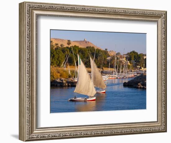 River Nile, Aswan, Upper Egypt, Egypt, North Africa, Africa-Alan Copson-Framed Photographic Print