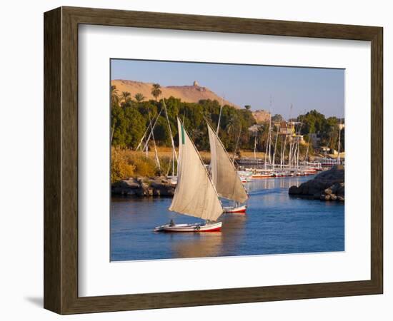 River Nile, Aswan, Upper Egypt, Egypt, North Africa, Africa-Alan Copson-Framed Photographic Print