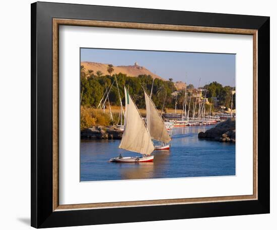 River Nile, Aswan, Upper Egypt, Egypt, North Africa, Africa-Alan Copson-Framed Photographic Print