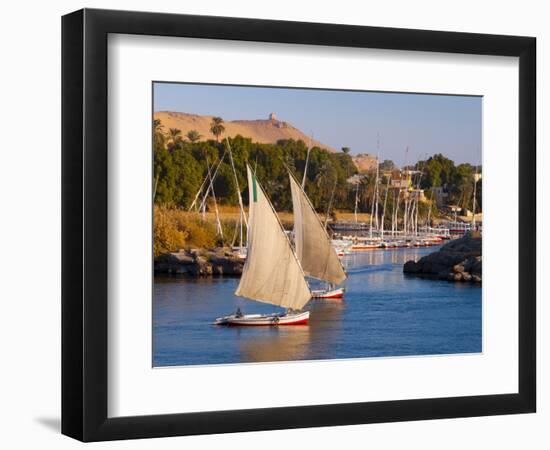 River Nile, Aswan, Upper Egypt, Egypt, North Africa, Africa-Alan Copson-Framed Photographic Print