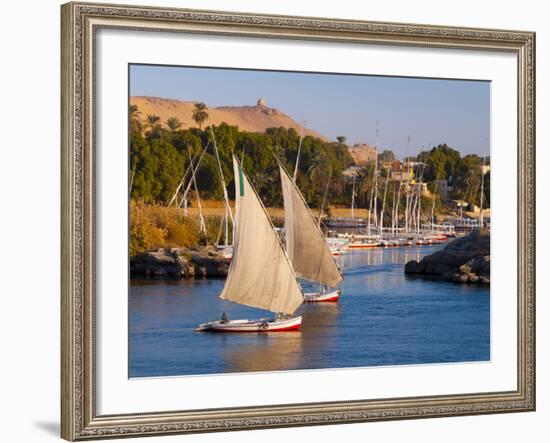 River Nile, Aswan, Upper Egypt, Egypt, North Africa, Africa-Alan Copson-Framed Photographic Print