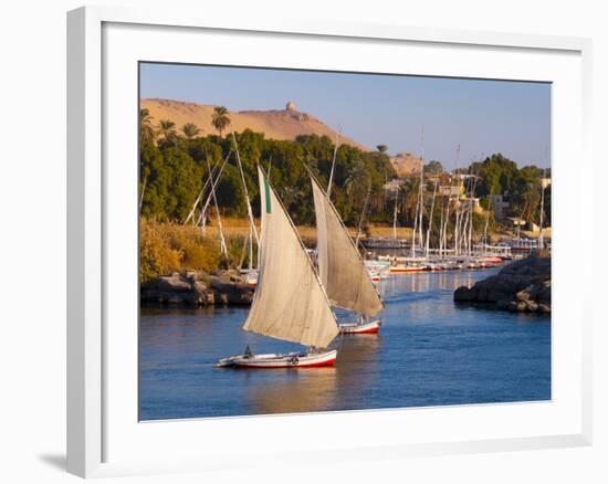 River Nile, Aswan, Upper Egypt, Egypt, North Africa, Africa-Alan Copson-Framed Photographic Print