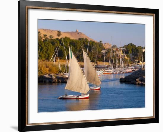 River Nile, Aswan, Upper Egypt, Egypt, North Africa, Africa-Alan Copson-Framed Photographic Print