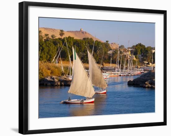 River Nile, Aswan, Upper Egypt, Egypt, North Africa, Africa-Alan Copson-Framed Photographic Print