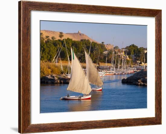 River Nile, Aswan, Upper Egypt, Egypt, North Africa, Africa-Alan Copson-Framed Photographic Print