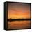 River Nile at Sunset, Water Reflecting Evening Sky, in Egypt, North Africa, Africa-Ken Wilson-Framed Premier Image Canvas