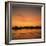 River Nile at Sunset, Water Reflecting Evening Sky, in Egypt, North Africa, Africa-Ken Wilson-Framed Photographic Print