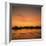 River Nile at Sunset, Water Reflecting Evening Sky, in Egypt, North Africa, Africa-Ken Wilson-Framed Photographic Print