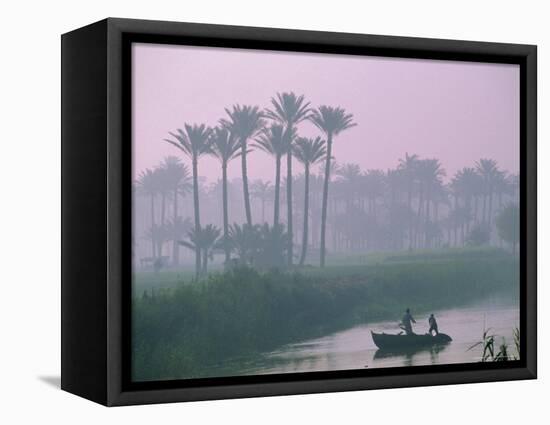 River Nile Near Memphis, Egypt, North Africa-Sylvain Grandadam-Framed Premier Image Canvas