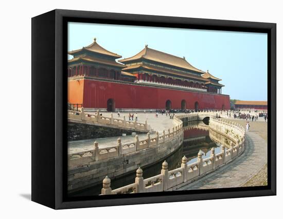 River of Gold, Forbidden City, Beijing, China, Asia-Kimberly Walker-Framed Premier Image Canvas