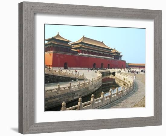 River of Gold, Forbidden City, Beijing, China, Asia-Kimberly Walker-Framed Photographic Print