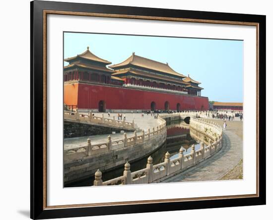 River of Gold, Forbidden City, Beijing, China, Asia-Kimberly Walker-Framed Photographic Print