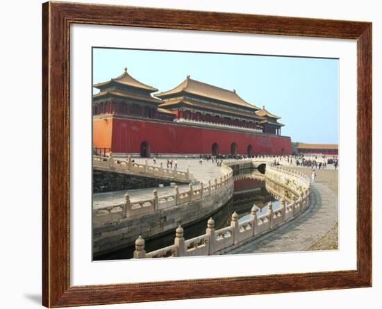 River of Gold, Forbidden City, Beijing, China, Asia-Kimberly Walker-Framed Photographic Print