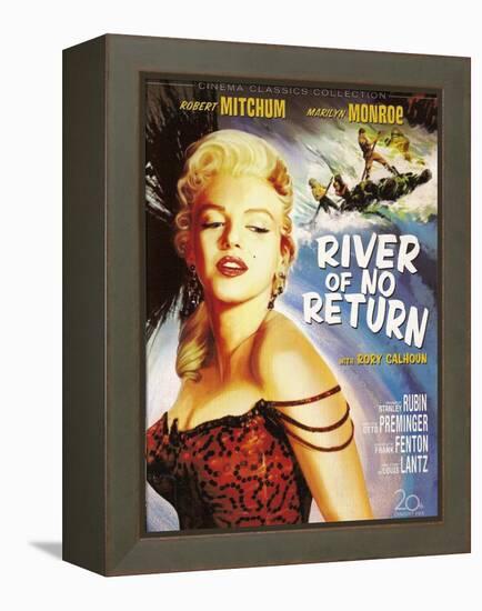 River of No Return, 1954-null-Framed Stretched Canvas