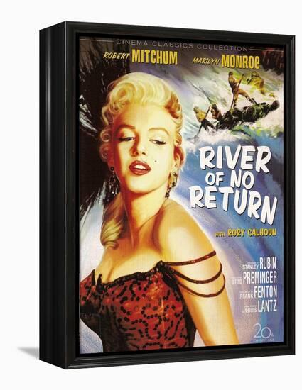 River of No Return, 1954-null-Framed Stretched Canvas
