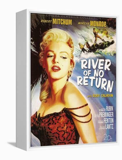 River of No Return, 1954-null-Framed Stretched Canvas