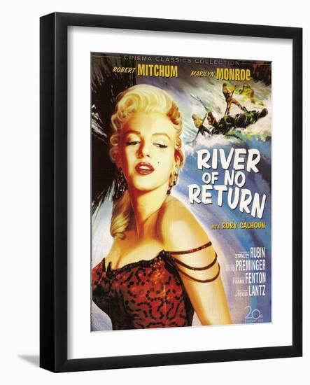 River of No Return, 1954-null-Framed Art Print