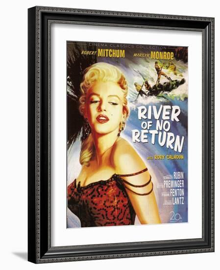 River of No Return, 1954-null-Framed Art Print