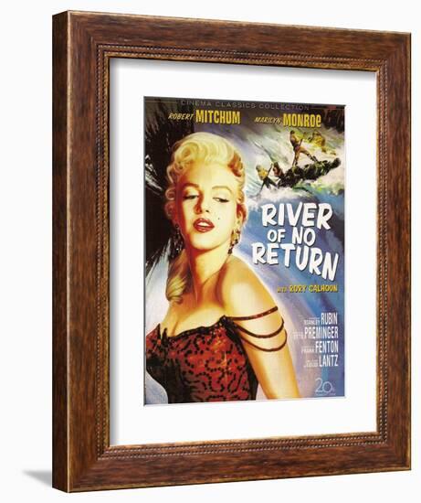 River of No Return, 1954-null-Framed Premium Giclee Print