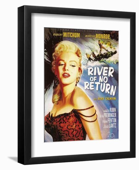 River of No Return, 1954-null-Framed Art Print